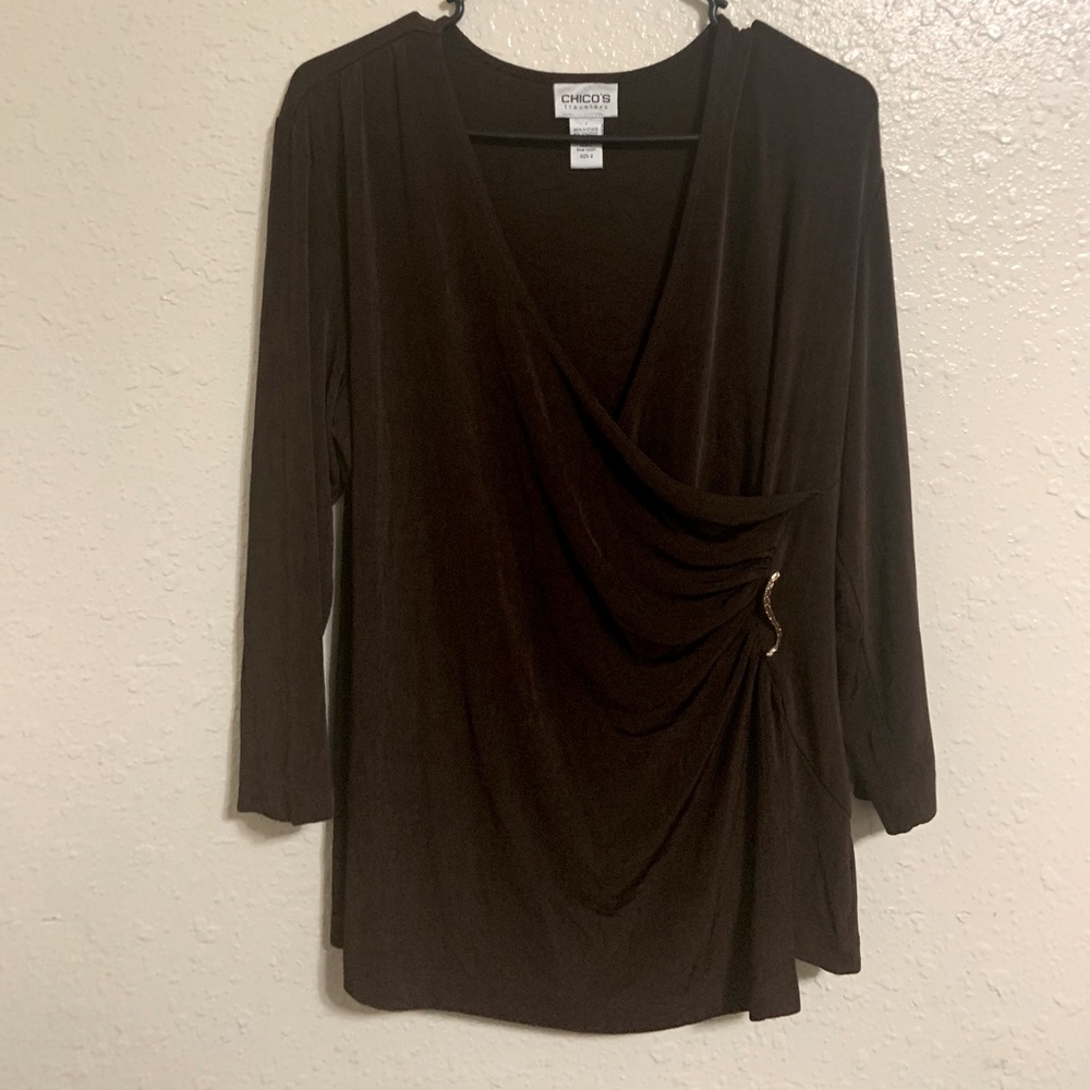 Chico’s Travelers top long sleeve